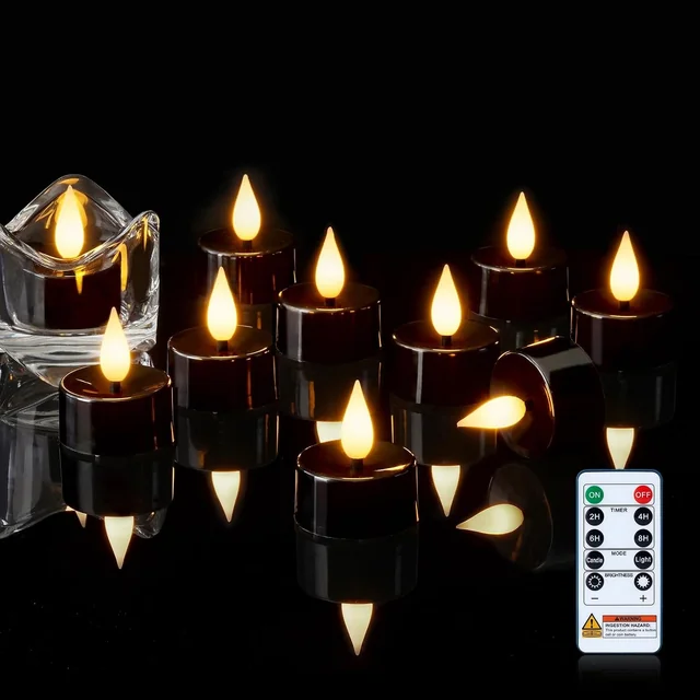 Amagic Black 3D Tea Lights — product view 1